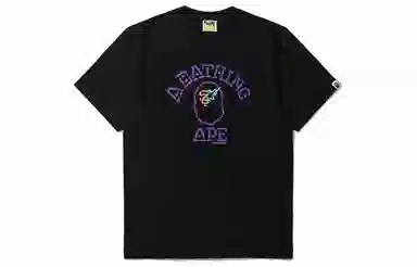 A BATHING APE Neon Sign Logo Tee