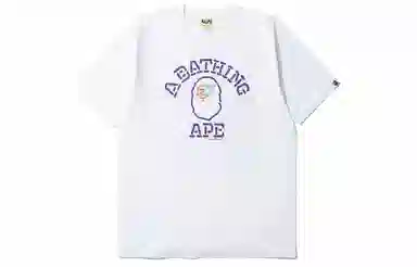 A BATHING APE Neon Sign Logo Tee