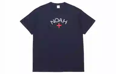 NOAH NYC Logo Tee Navy T