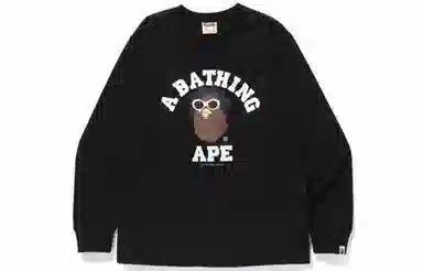BAPE x Wiz Khalifa College L/S Tee