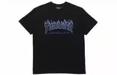 Thrasher Flame T-Shirt Black