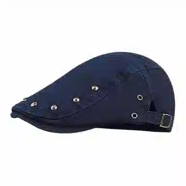 艾佳微 潮流美式复古 百搭大头围显脸小 棉 贝雷帽 男女同款情侣款