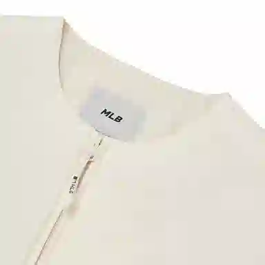 MLB New York Yankees Cream Bomber Jacket