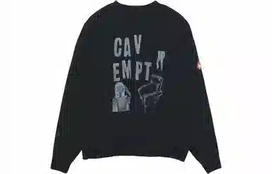 Cav Empt Chair Crew Sweat Black