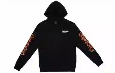 Thrasher Flame Outline Hooded Sweatshirt
