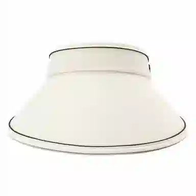 上海故事 可扎高马尾 大檐空顶太阳帽 聚酯纤维 防晒帽 女款