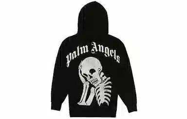 Palm Angels Logo Skull Hoodie