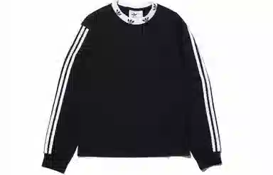 adidas originals Trefoil Rib Ls Tee Logo