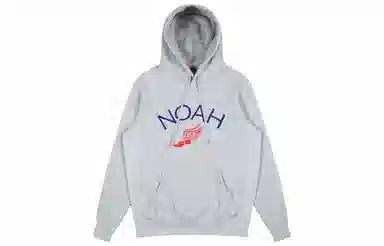 NOAH Winged Foot Embroidered Hoodie Logo