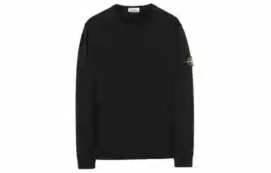 Stone Island Pullover Sweatshirt Black