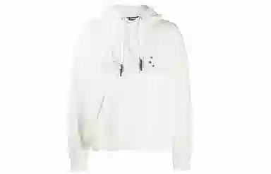 Palm Angels Teddy Bear Hoodie White
