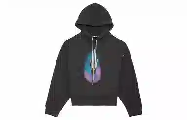 Palm Angels Cactus Hoodie Black