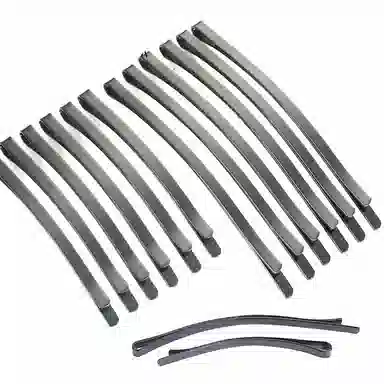 左欧 一字夹大号发量多 黑色高端 发夹 女款