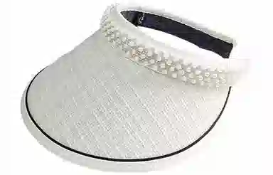 优幽兰 法式优雅高级感 小香风空顶帽 时尚百搭气质大帽檐显脸小太阳帽 户外遮阳防紫外线 涤纶 防晒帽 女款