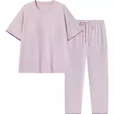 舒雅 蓝牌系列 亲肤自带胸垫家居睡衣套装 女款