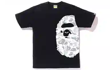A BATHING APE BAPE Space Camo Big Head Tee
