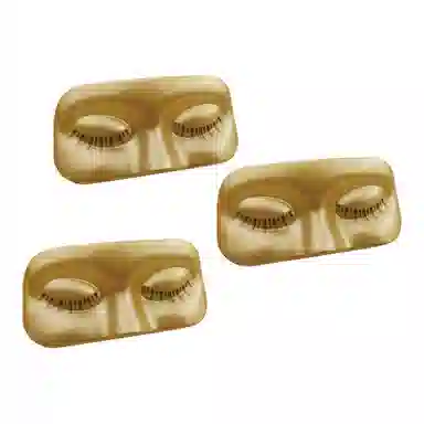 娇雪菲 自然仿真磨尖手工假睫毛 胶水款