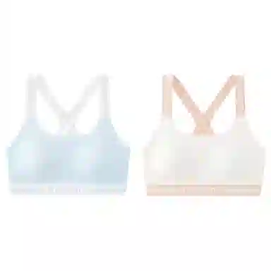 二三二三 字母简约亲肤柔软聚拢上托调整型文胸 女款 组合装