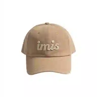 大头围字母刺绣韩版百搭春夏宽帽檐显脸小复古软顶鸭舌帽 棉涤材质 棒球鸭舌帽 女款