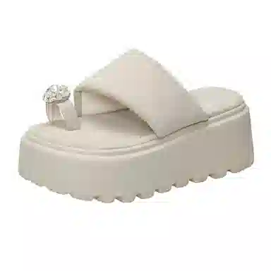 美洲爵士 小香风气质 时尚百搭人字拖鞋 女款