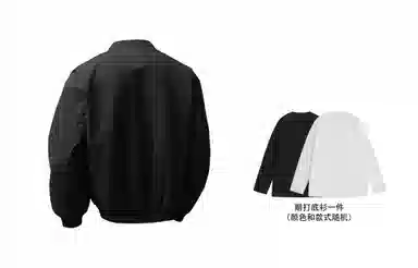 布客行 美式高街老钱风复古百搭飞行员教练立领短款宽松保暖防风防水潮流外套夹克 男女同款