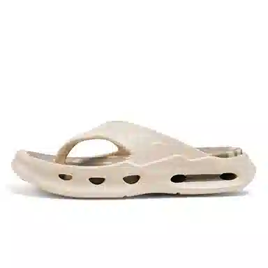 木林森 宿舍 手绘 高级感 时尚潮流极简清爽经典简约舒适居家出行沙滩便捷 厚底增高防滑防磨防臭透气轻便缓震软弹人字拖鞋 男款