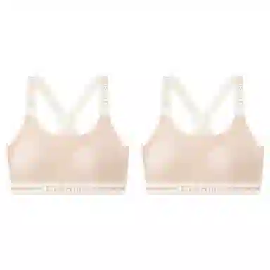 二三二三 字母简约亲肤柔软聚拢上托调整型文胸 女款 组合装