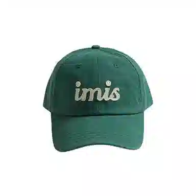 大头围字母刺绣韩版百搭春夏宽帽檐显脸小复古软顶鸭舌帽 棉涤材质 棒球鸭舌帽 女款