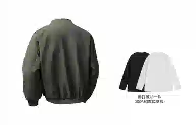 布客行 美式高街老钱风复古百搭飞行员教练立领短款宽松保暖防风防水潮流外套夹克 男女同款