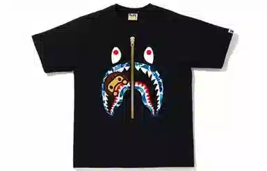A BATHING APE Milo Shark Print Crewneck T-Shirt
