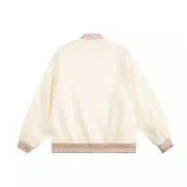 轻迎  民主风提花拼接飞行棒球服 男款