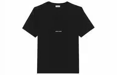 Saint Laurent Classic Logo T-Shirt Black
