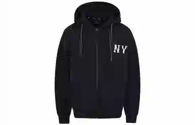 MLB Hooded Cardigan Navy