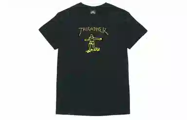 Thrasher Skate Player T-Shirt Black