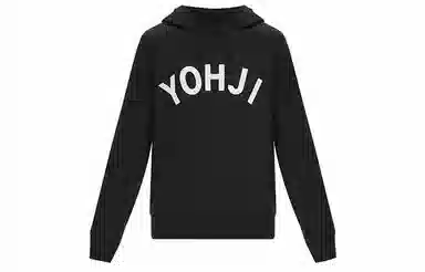 Y-3 YOHJI Logo Hoodie Black