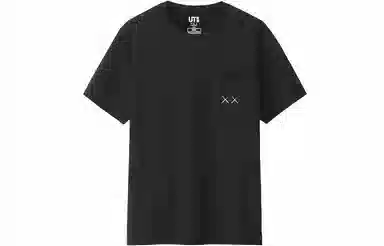 UNIQLO x Sesame Street x KAWS Black T-Shirt
