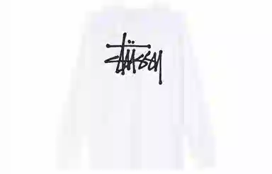 Stussy Basic L/S Tee White