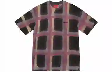 Supreme Sprayed Plaid S/S Top