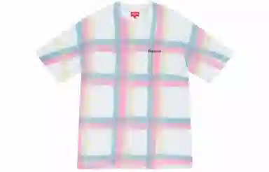 Supreme Sprayed Plaid S/S Top