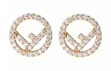 Fendi Gold Earrings