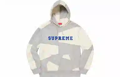 Supreme Patchwork Hooded Sweatshirt