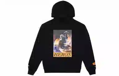 Heron Preston Hoodie Black