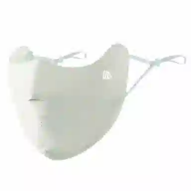 雅鹿 精致防晒秘籍 潮流黑科技凉感冰丝无痕一体式设计显脸小护眼角可调节挂耳式户外骑行防紫外线舒适透气遮阳 锦纶 口罩 女款