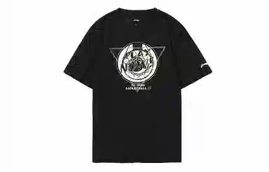 Li-Ning Urban Letter Print T-Shirt Black