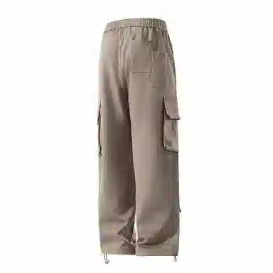 国际米兰足球俱乐部 美式纯色简约多口袋百搭系带直筒工装裤 男女同款