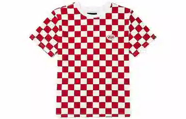 Vans Checkerboard T-Shirt Red