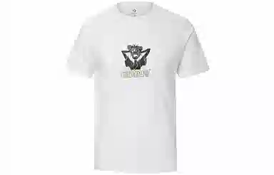 Converse x Scooby Doo Scream Cartoon Tee White