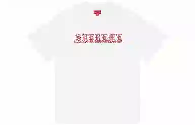 Supreme Old English Rhinestone Top