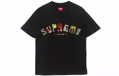 Supreme SS19 City Arc Tee Black LogoT
