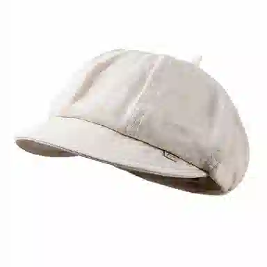 玖慕 透气薄款报童帽八角帽画家帽 亚麻 贝雷帽 女款